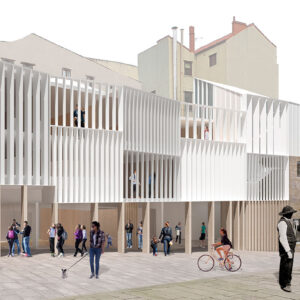 Mutante arquitectos ganadores concurso Praza da Igrexa Colegiata en Vigo